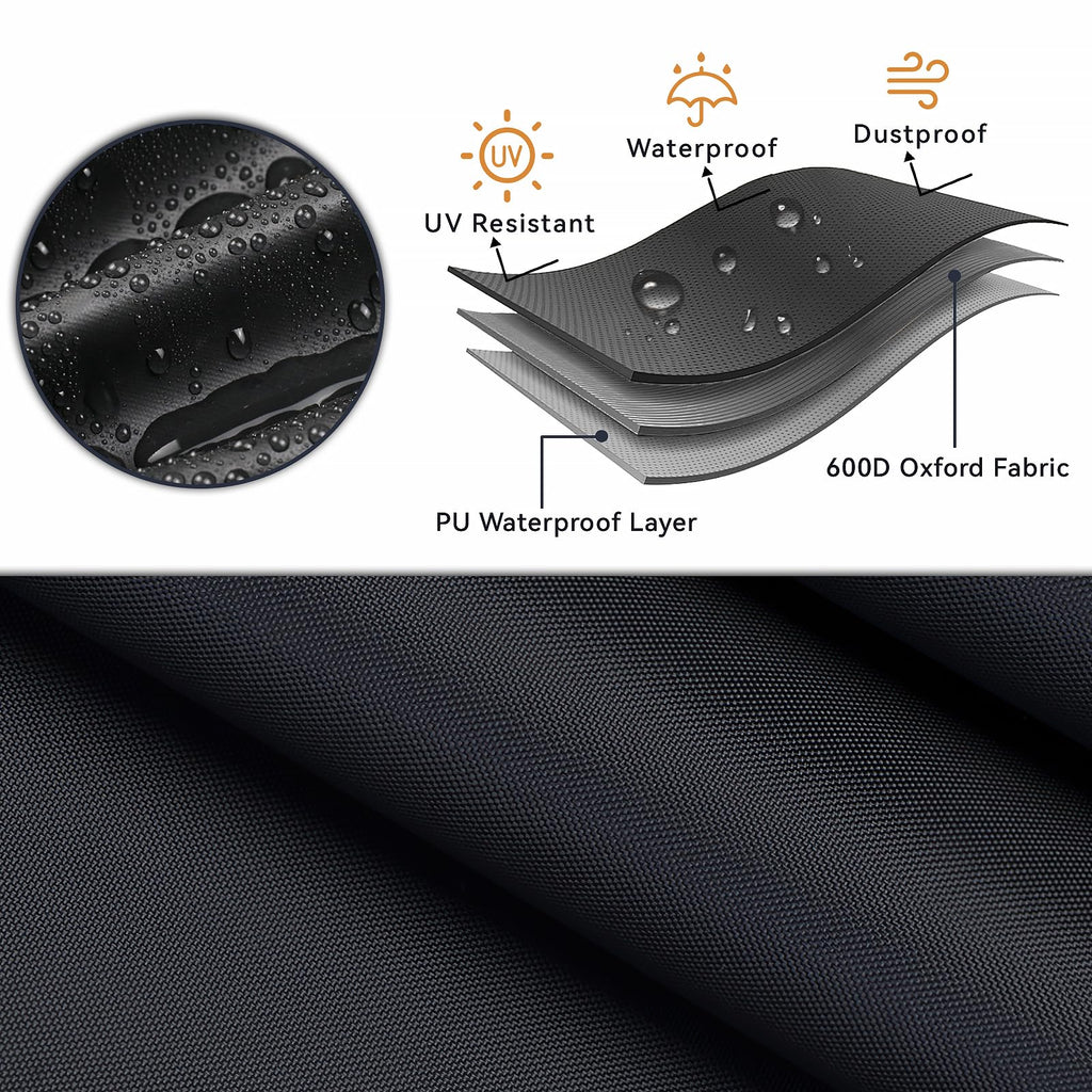 Loenel Outdoor Swing Glider Chair Cover For 2-Person Patio Swing Glider Steel Bench Loveseat Rocker, Waterproof Furniture Safa C