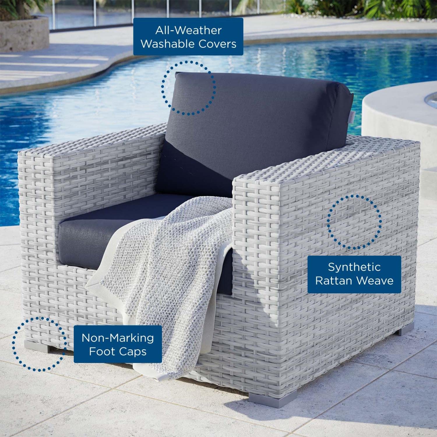 Modway Convene Armchair - Thumbnail 4