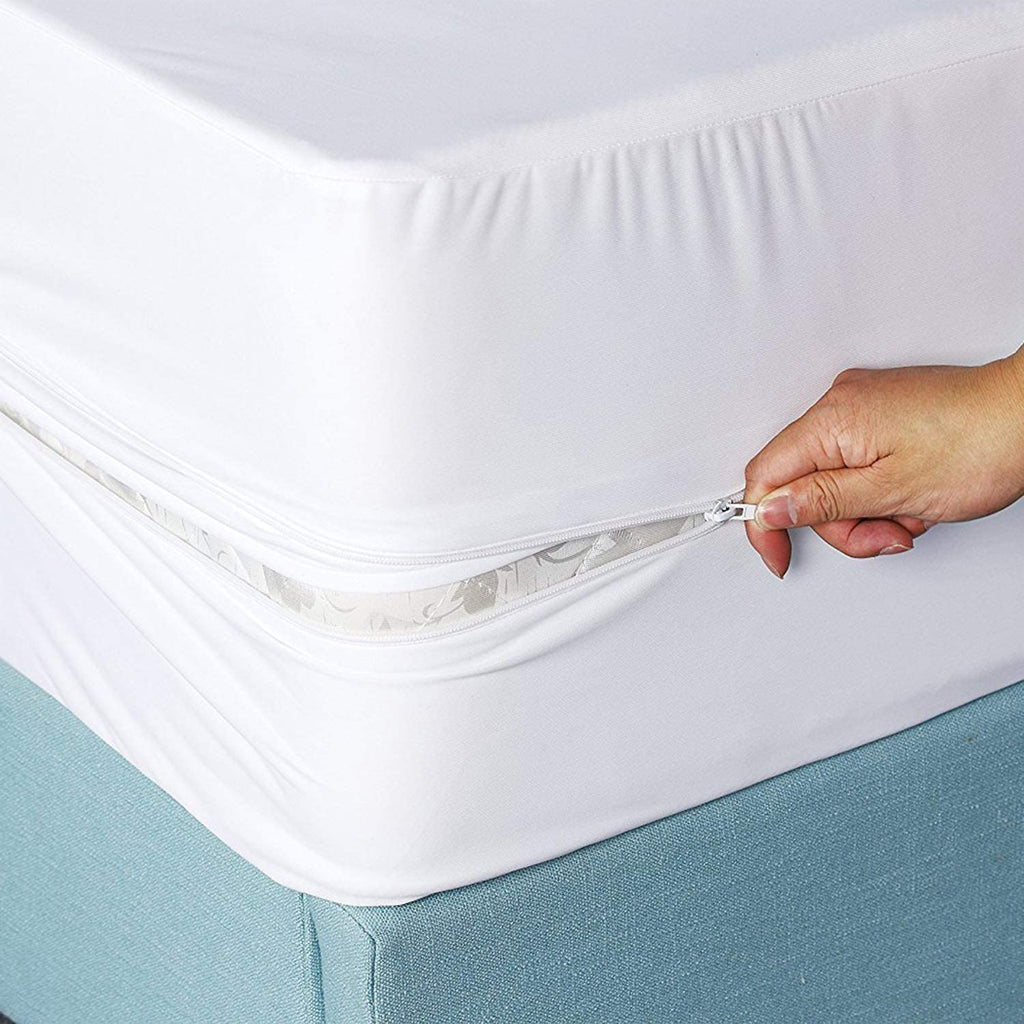 Utopia Bedding Premium Zippered Mattress Encasement (Fits 8 Inches Mattress, Twin) - Waterproof And Bed Bug Proof Mattress Prote