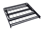 Coaster Home Furnishings Mabel 14 Inch High Queen Size Heavy Duty Sturdy Steel Foldable Metal Bed Frame Mattress Support Black 305957Q