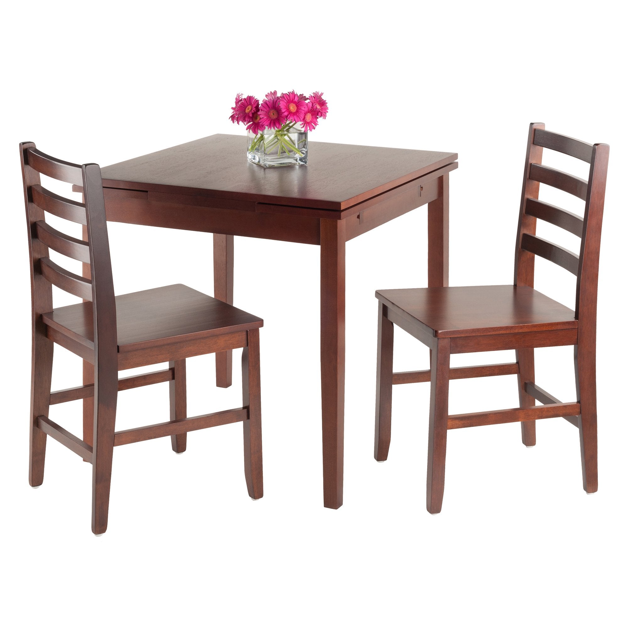Winsome Pulman Dining, 48.03" W x 29.92" D x 29.29" H, Walnut