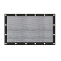 [Windscreensupplyco] 60-70% 6.5 Ft X 10 Ft Mesh Tarp/Shade Cloth 9-Needle Knitted Heavy Duty Black With Grommets For Green House, Garden, Pergola, Pools, Dump Truck - Mt6510Blkx1