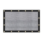 [Windscreensupplyco] 60-70% 6.5 Ft X 10 Ft Mesh Tarp/Shade Cloth 9-Needle Knitted Heavy Duty Black With Grommets For Green House, Garden, Pergola, Pools, Dump Truck - Mt6510Blkx1