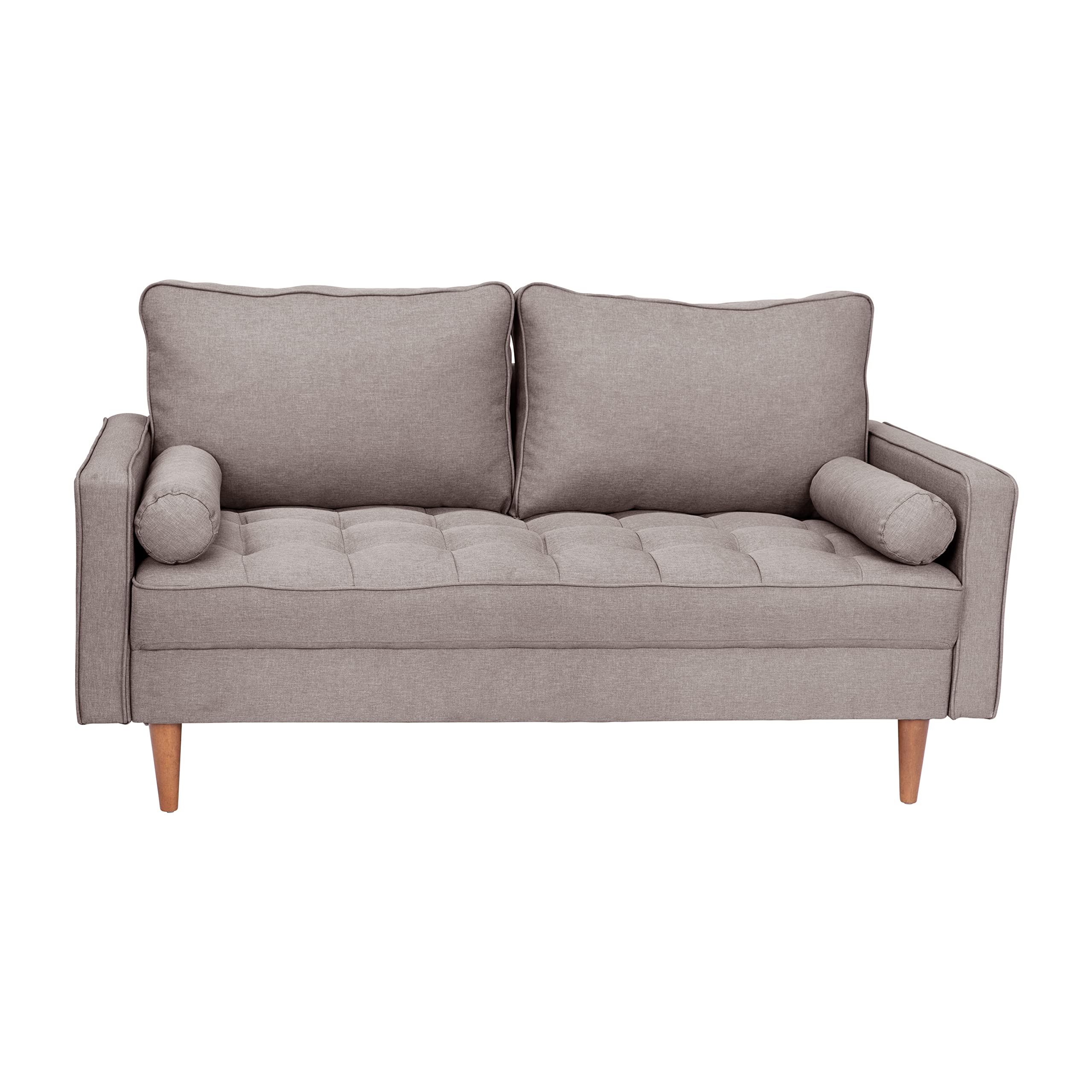 Flash Furniture Hudson Mid-Century Modern Loveseat
