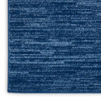 Nourison Essentials Indoor/Outdoor Navy Blue 12' X 15' Area-Rug, Easy-Cleaning, Non Shedding, Bed Room, Living Room, Dining Room, Backyard, Deck, Patio (12X15)