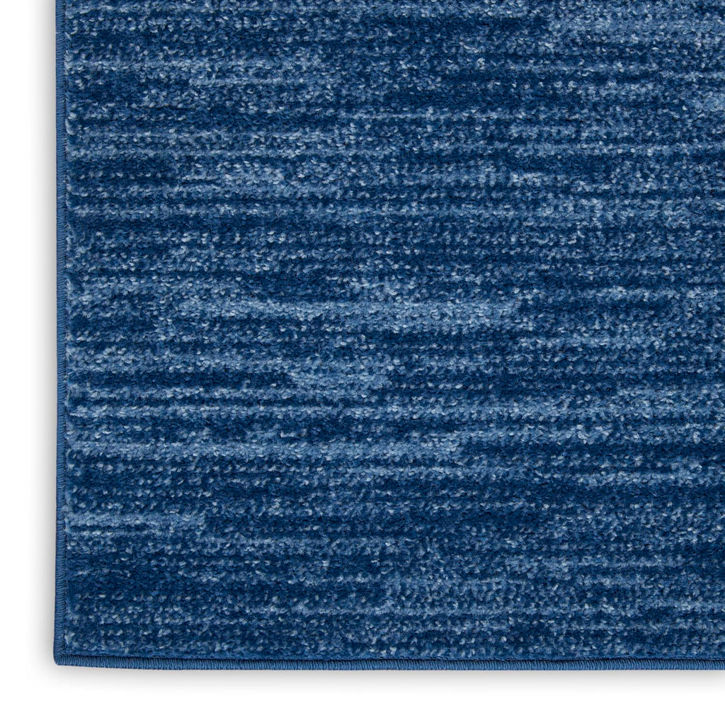 Nourison Essentials Indoor/Outdoor Navy Blue 8' X 10' Area Rug, Easy -Cleaning, Non Shedding, Bed Room, Living Room, Dining Room, Backyard, Deck, Patio (8X10)