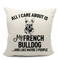 Frenchie Gifts For Women,French Bulldog Gifts,French Bulldog Pillow Covers 18X18,French Bulldog Decor,Frenchie Gifts,French Bull