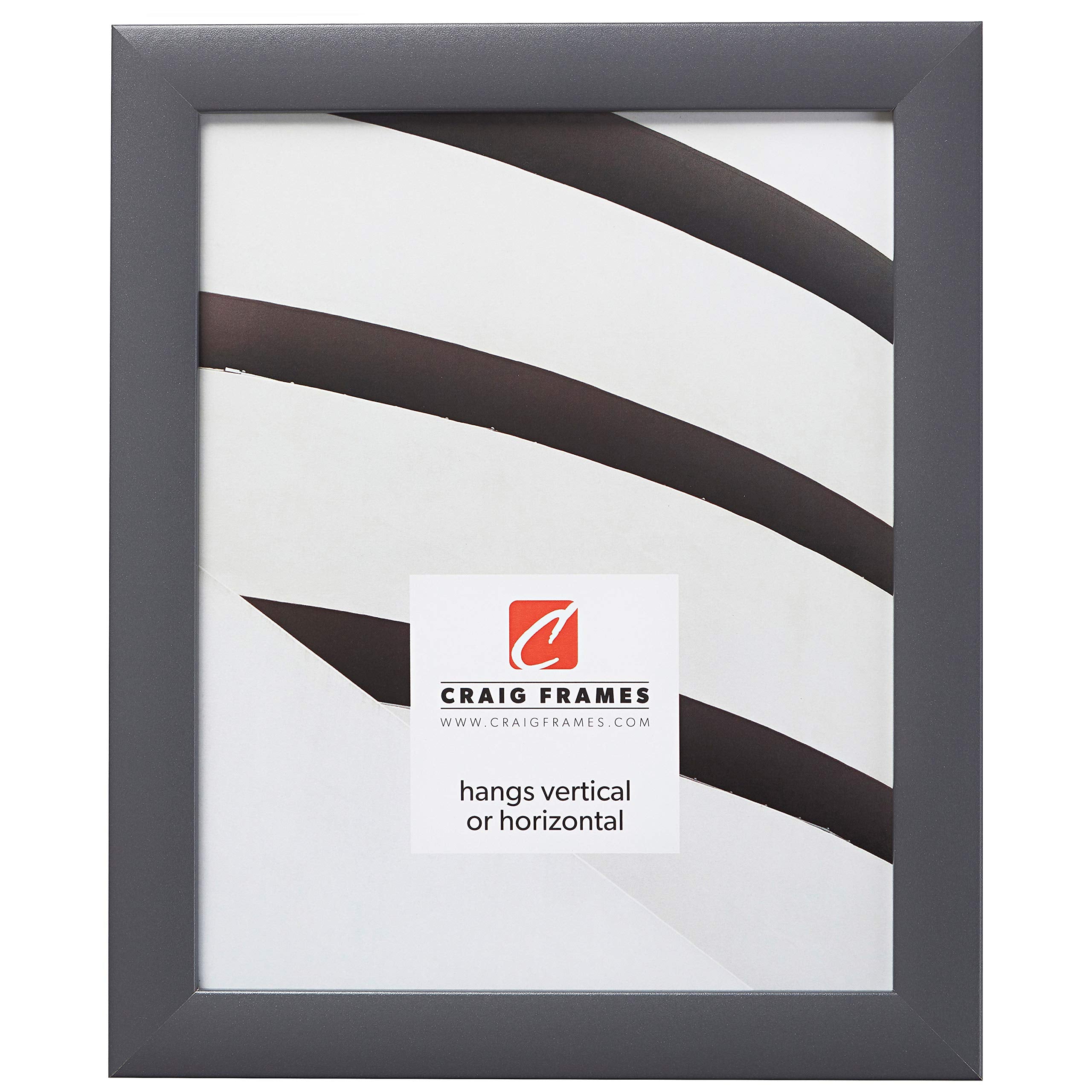 Craig Frames Contemporary Picture Frame, 10 x 13 Inch, Grey