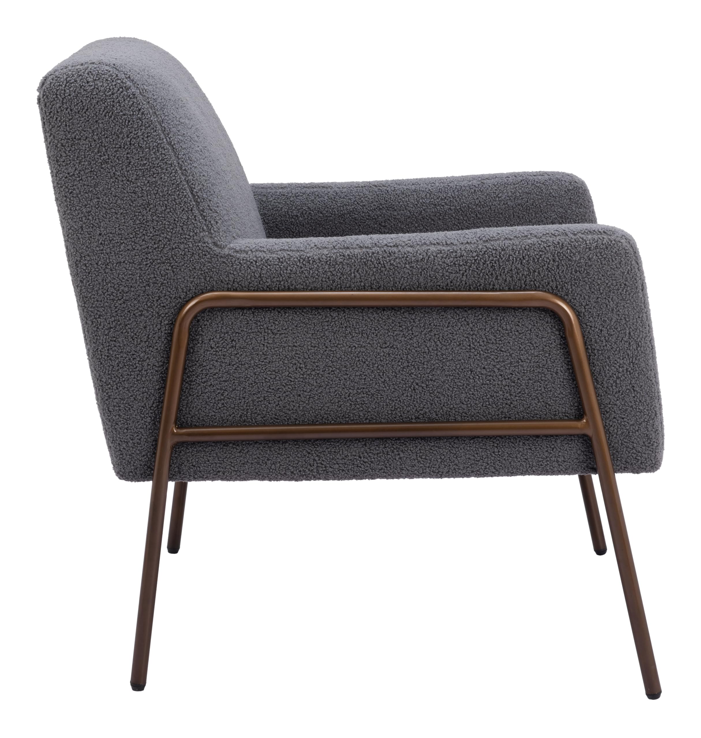 Zuo Charleston Accent Chair Gray