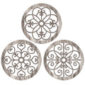Blulu 3 Pieces Thicken Rustic Wall Decor Farmhouse Wall Art Decor Wood Hanging Decoration for Living Room Bedroom Home Indoor Ou
