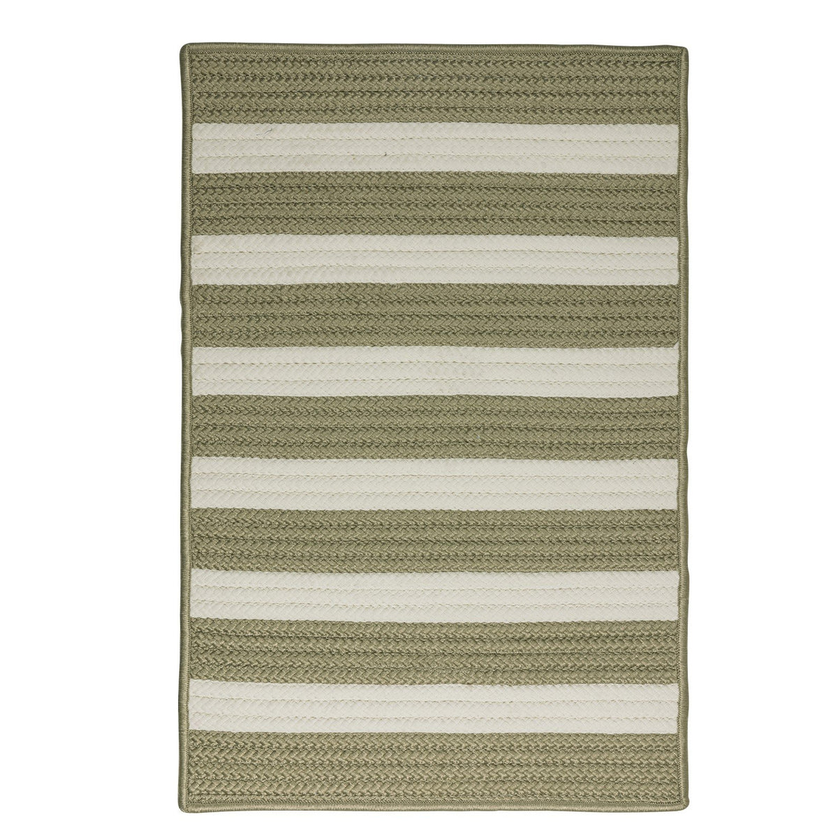 Portico Braided Area Rug, 2X3, Edamame