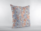 HomeRoots 18' Orange Lavender Tropics Suede Throw Pillow