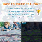 Glow In The Dark Blanket Gaming Controller Glowing Throw Blanket Gamer Plush Luminous Blankets And Throws Soft Throw Gift For Ki