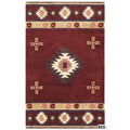 Rizzy Home Alora Decor Ryder 8' X 10' Tribal Burgundy/Tan/Sage/Navy Hand-Tufted Area Rug