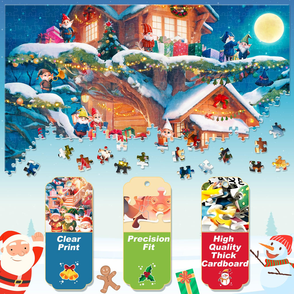 Advent Puzzle Calendar 2024 For Kids And Adults, 24 Days Christmas Countdown Calendars, Christmas Gifts For Boys Girls,1008 Piec