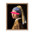 Poster Master Girl with a Pearl Earring Painting Poster - Baroque Print - Altered Art - Pop Art - Portrait Art - Gift for Him & 