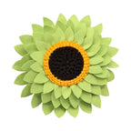 Flower Pillow - Sunflower Decorative Throw Pillows - 3D Flower Daisy Round Throw Pillow - Sunflower Accent Round Pillow - Flower