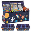 Toy Box with Adjustable Divider Large Toy Chest Storage for Nursery Kidroom