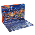 Matchbox Advent Calendar With 24 Surprises That Include 11 1:64 Scale Cars With Authentic & Holiday-Themed Decos & Accessories,