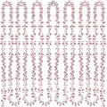 Aoriher 80 Feet 4 Rolls Christmas Tree Garland Crystal Christmas Tree Bead Garlands Christmas Clear Pink Bead Garland Acrylic Or
