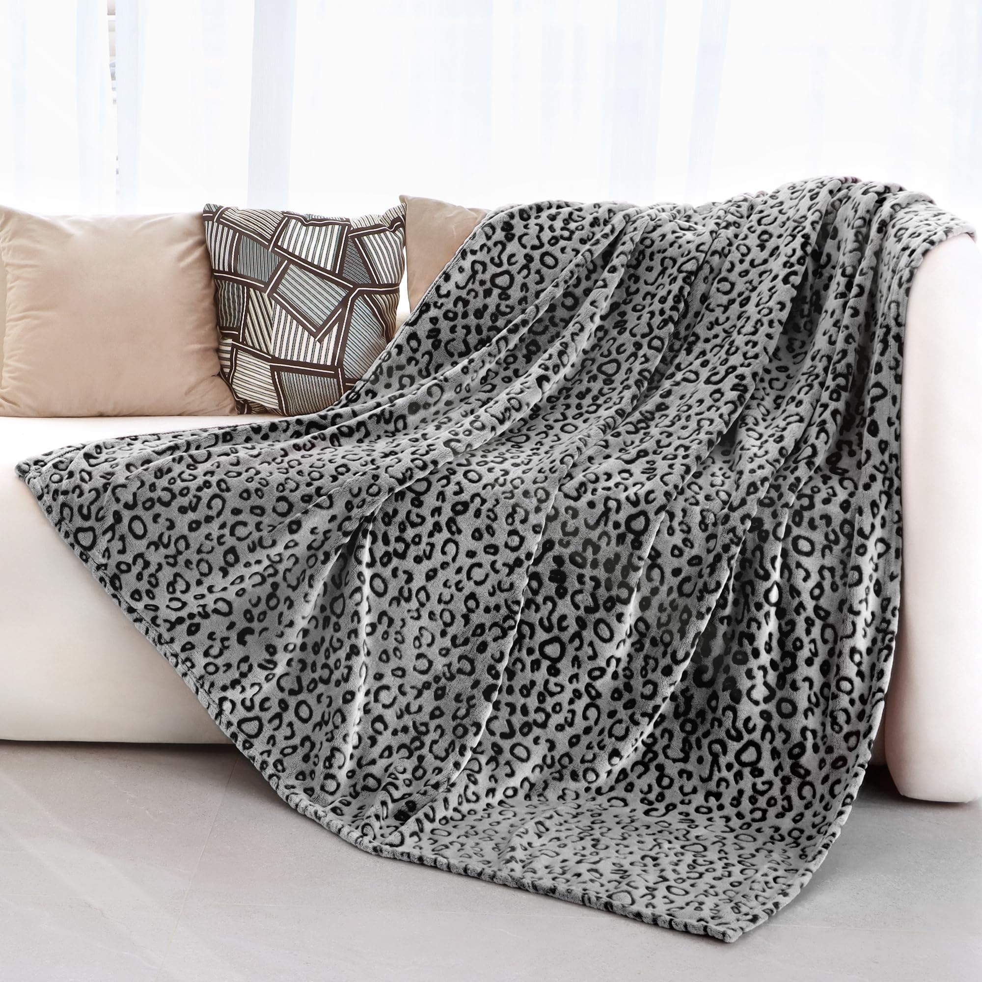 Miboi Twin Black Blanket Soft Fleece Blanket Warm Twin Bed Black Cozy Throw Blankets For Men Women