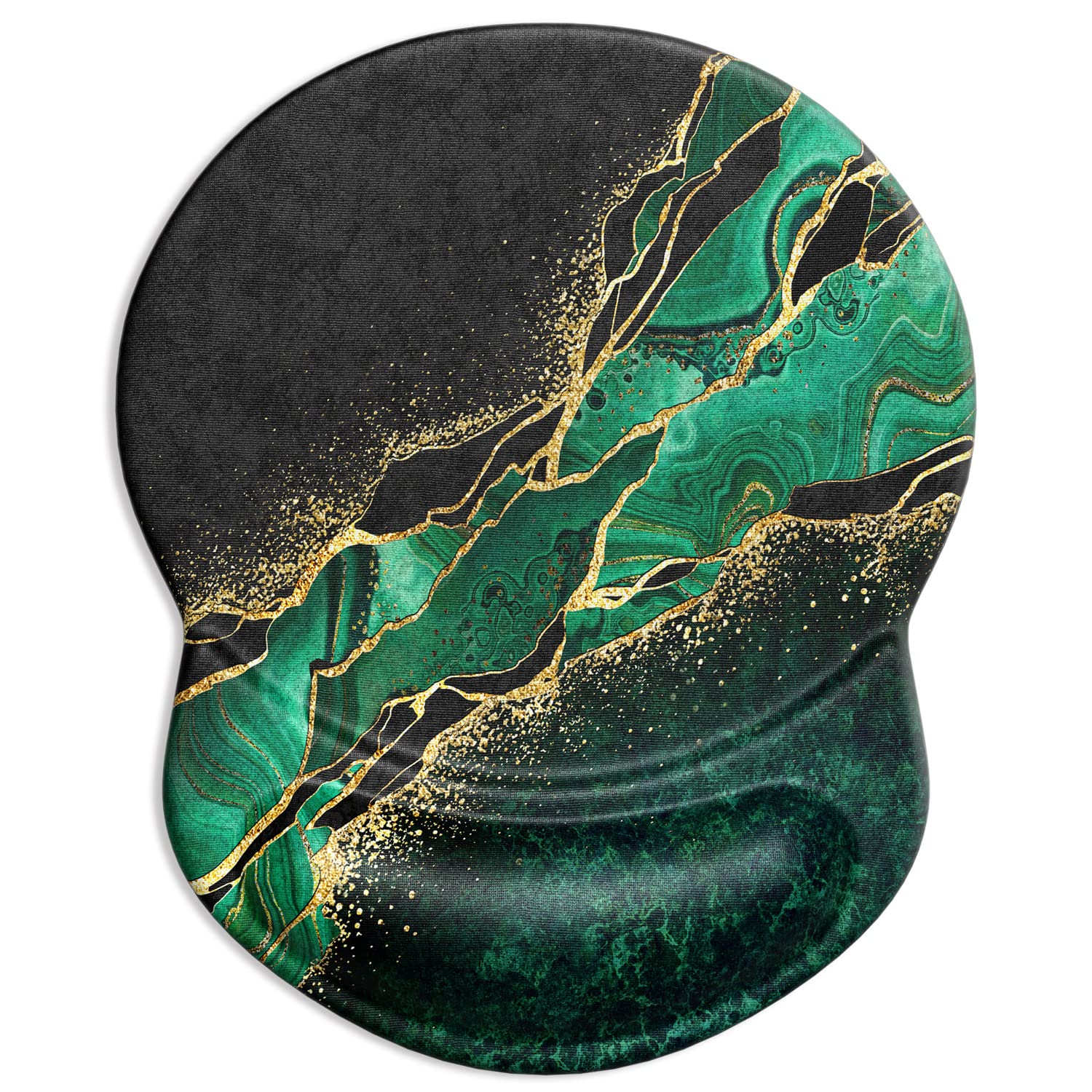 Itnrsiiet Ergonomic Mouse Pad With Gel Wrist Support Small Wrist Rest Smooth Surface Non-Slip Pu Base Comfortable Office Supplie