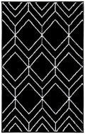 SAFAVIEH Adirondack Collection Accent Rug - 26 x 4, Black & Ivory, Modern Geometric Design, Non-Shedding & Easy Care, Ideal fo