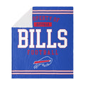 Foco Buffalo Bills Nfl Team Property Of Sherpa Fleece Blanket