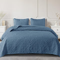 Exclusivo Mezcla Quilt Set Full Queen Size, Lightweight Vintage Quilts With 2 Pillow Shams, Soft Queen Bedspreads Coverlets Bedd