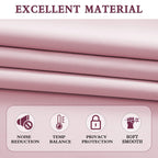 Donren Pink Short Curtains For Girls Room -Rod Pocket Solid Blackout Curtain Tiers For Kids Room (42 Inch X 30 Inch,2 Panels)