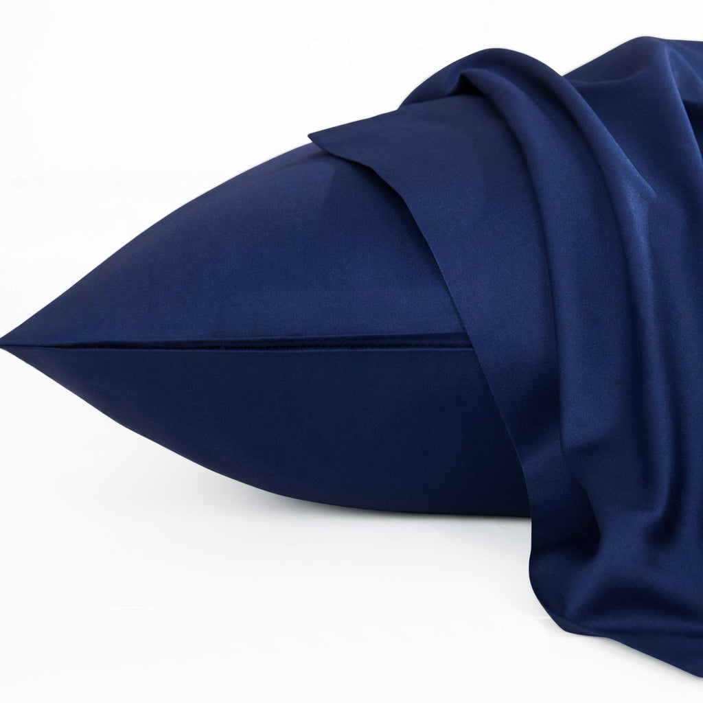 Ntbay 500 Thread Count 100% Egyptian Cotton King Pillowcases, Super Soft And Breathable Envelope Closure Pillow Cases, 20X36 Inches, Navy Blue