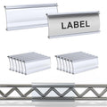 The Retail Renegade 30Pcs Wire Shelf Label Holders, Wire Rack Label Holder, Compatible With Metro And Nexel 1-1/4In Shelves - Pa