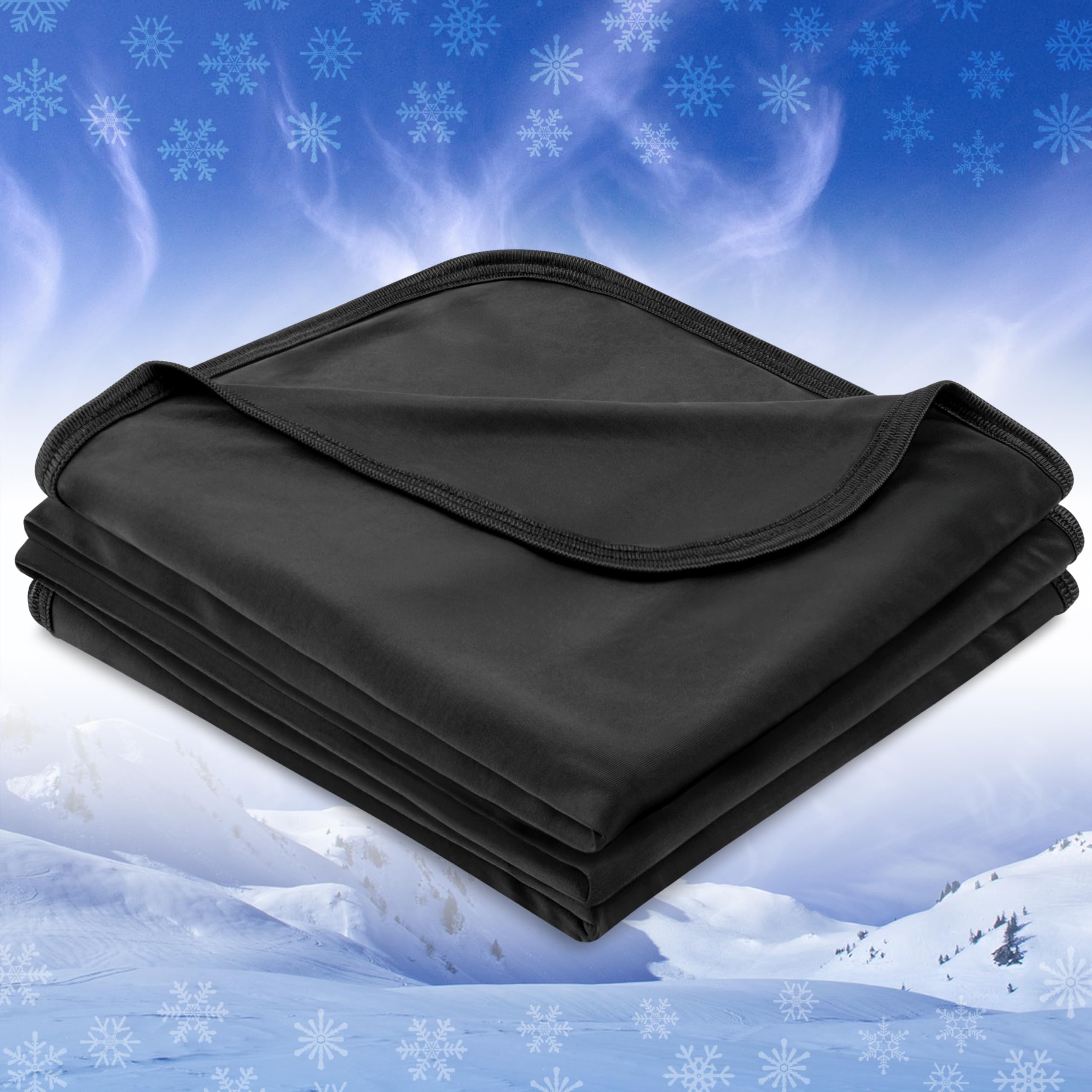Pavilia Cooling Blanket For Hot Sleepers, Lightweight Summer Blanket For Bed, Cooling Chill Throw Blanket For Night Sweats Absor