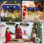 D4Dream Nativity Stickers Advent Calendar For Kids Christmas Advent Calendar Stickers 2023 Christian Christmas Countdown Calenda