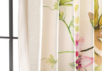 Maison D' Hermine Curtain 100% Cotton Curtains 50 Inch X 84 Inch 1 Panel Easy Hanging With A Rod Pocket & Loop For Kitchen, Offi