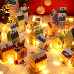 Kesote 24 Christmas Advent Calendar Boxes To Fill, Empty Advent Calendar 2024 For Adults Kids Christmas Goody Treat Boxes Gift B