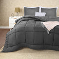 Utopia Bedding Queen Size Comforter Set With 2 Pillow Shams, Bedding Comforter Sets, Down Alternative Grey Comforters, Soft And