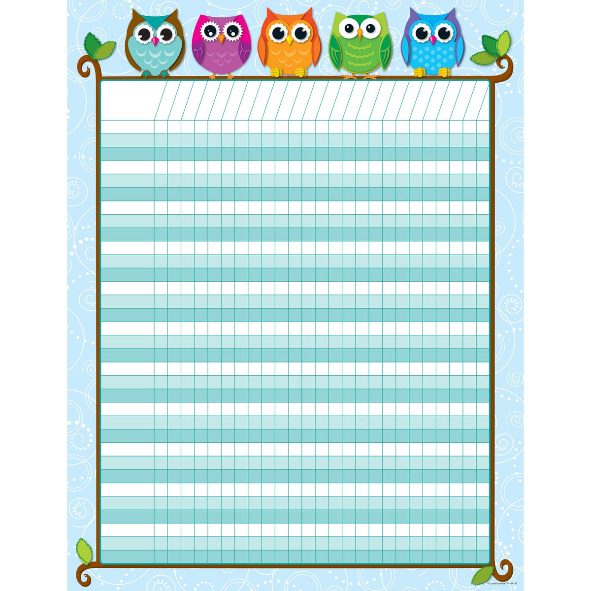(12 EA) COLORFUL OWLS INCENTIVE