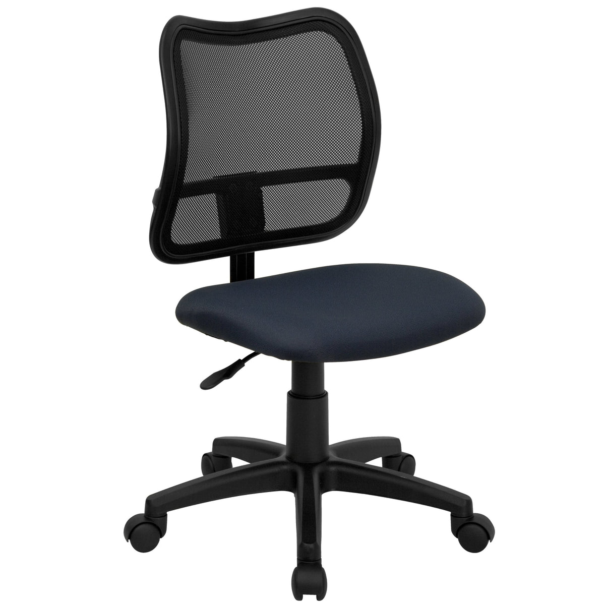 Flash Furniture Alber Mid-Back Navy Blue Mesh Swivel Task Office Chair