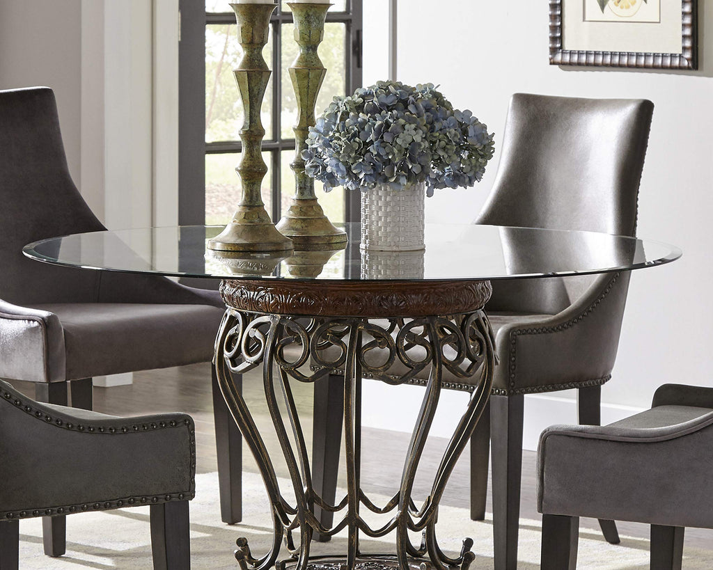 Coaster Home Furnishings Paxton Table Base, Glass