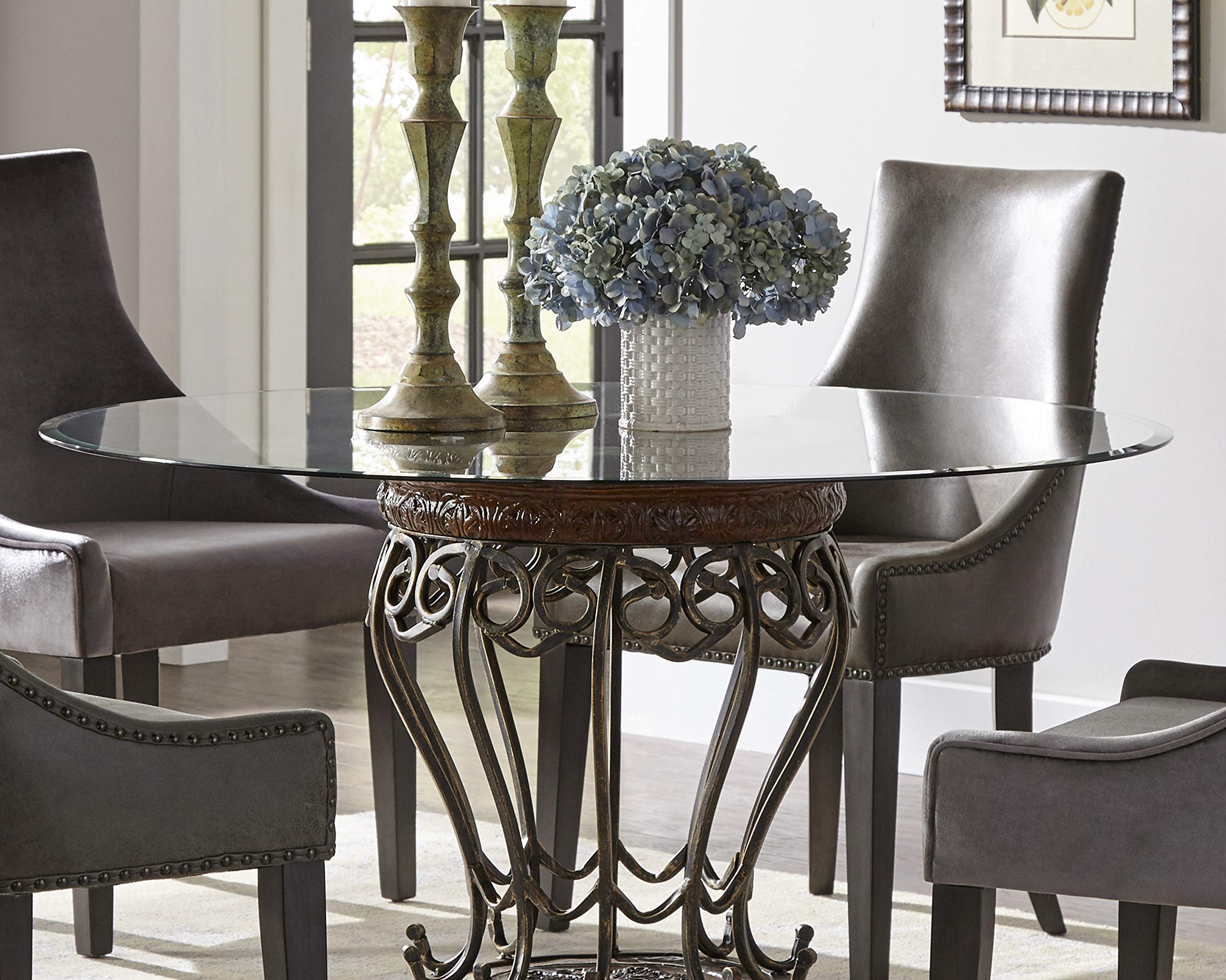 Coaster Home Furnishings Paxton Table Base, Glass
