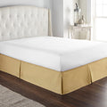 Hc Collection California King Bed Skirt, Soft Microfiber Box Spring Cover, 14' Inch Drop Bed Skirt Twin Bed, Wrinkle & Fade Res
