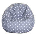 Majestic Home Goods 85907224071 Classic Bean Bag Chair, Small, Gray