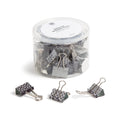 U Brands Fashion Binder Clips, Moroccan Monochrome With Silver Prongs, Office Organization Supplies, 32Mm, 36 Count