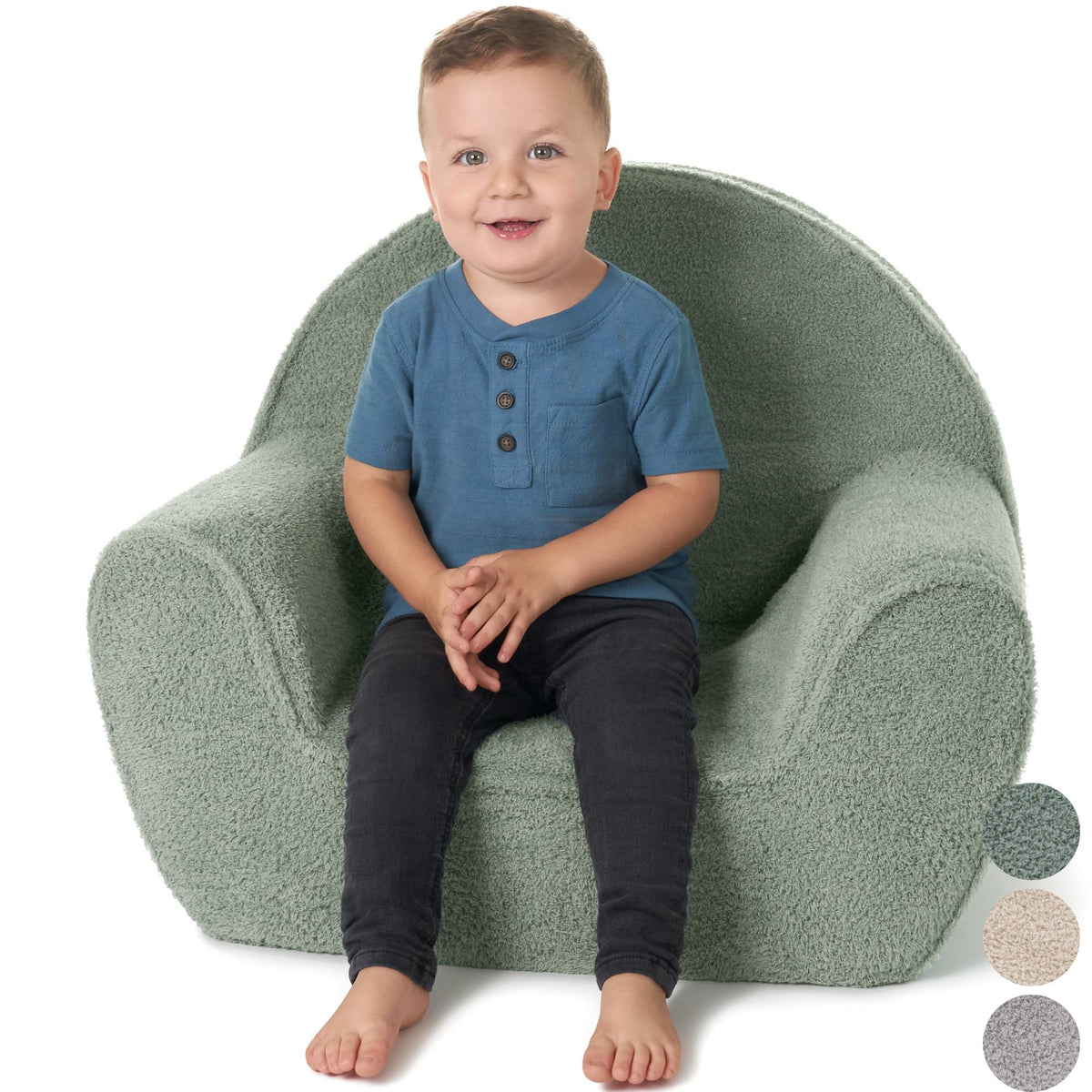 ZICOTO Comfy Kids Chair for Toddler - Portable Super Soft Chair for Gaming and Studying - Modern Chair for Babies Fits Nicely wi