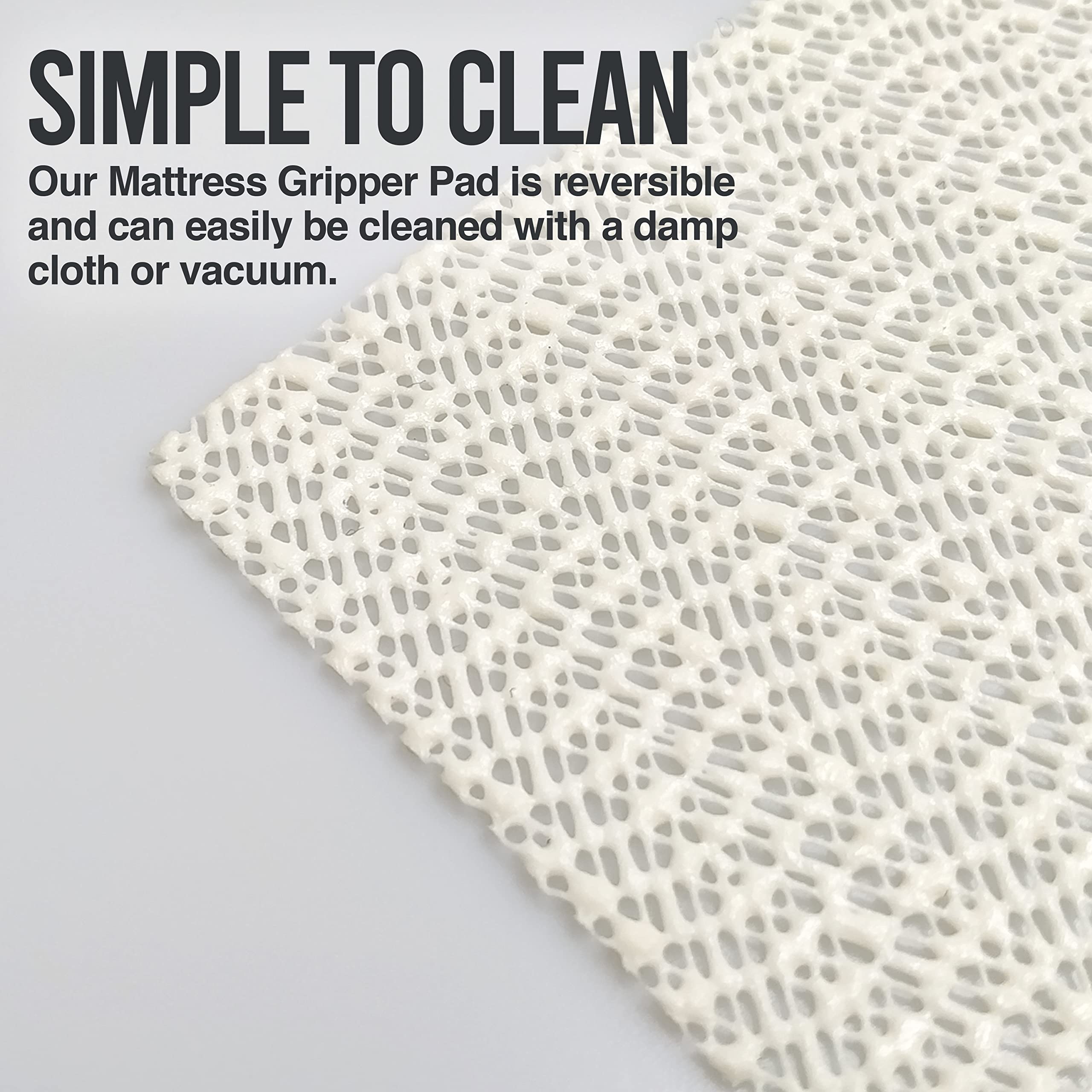 Nevlers 82''X70'' California King Anti Slip Mattress Gripper | Pvc Non Slip Mattress Pad King | Mattress Slide Stopper King For