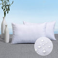Miulee Pack Of 2 16X24 Outdoor Pillow Inserts, Outdoor Throw Pillows Water-Resistant Decorative Premium Rectangle Pillow Stuffer
