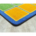 Joy Carpets Blocks Abound Rug, Pastel, 5 '4 '' X 7 '8 ''
