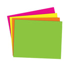 School Smart Poster Board, 11 X 14 Inches, Assorted Neon Color, Pack Of 25 - 1371699