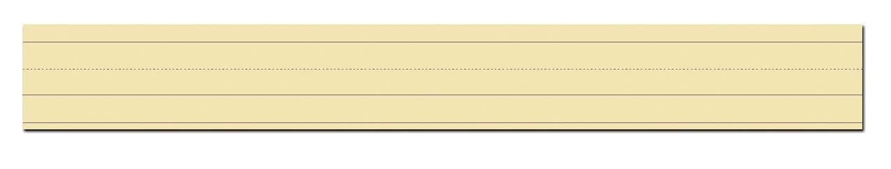 School Smart Ruled Sentence Strips, 3 X 24 Inches, Manila, Pack Of 100 - 6468